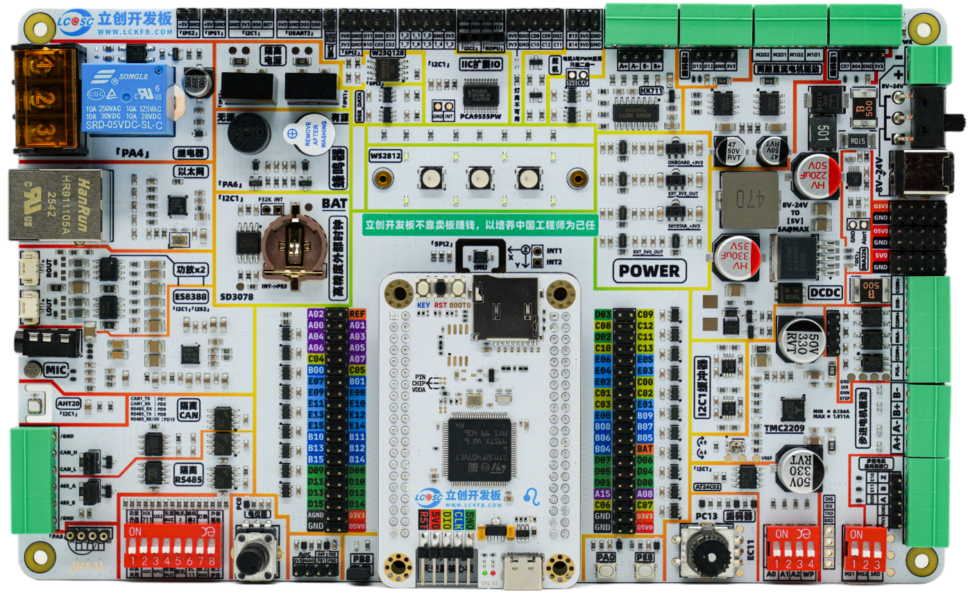 LCKFB TKX STM32F407 SkyStar pin number map