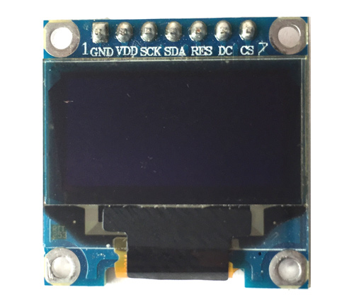 0.96 OLED / SSD1306 显示模块 实物图
